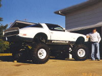 Chad in front of his 4 x 4 1981 Firebird Formula