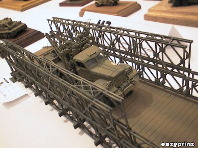 Bailey bridge with Diamond T wrecker